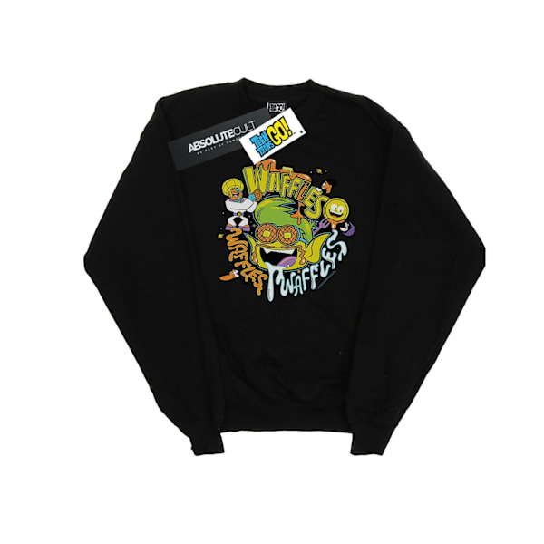 DC Comics Herr Teen Titans Go Waffle Mania Sweatshirt M Svart Black M