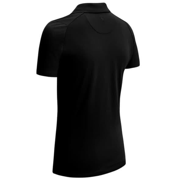 Callaway Dam/Kvinnor Kortärmad Pikétröja i Polyester 14 UK Caviar 14 UK
