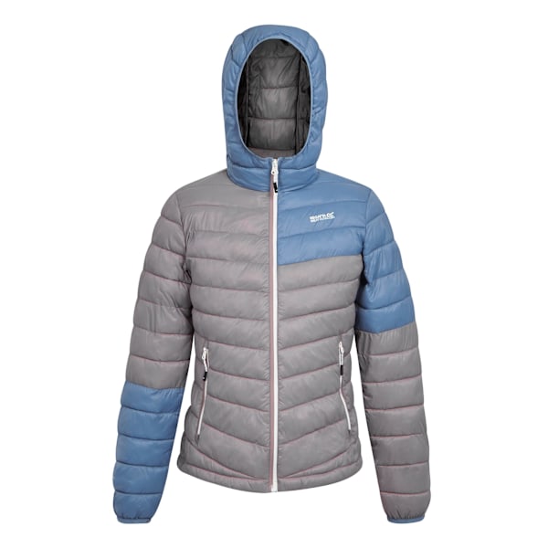 Regatta Dam/Kvinnor Hillpack II Huvförsedd Vadderad Jacka 16 UK He Heather/Coronet Blue 16 UK