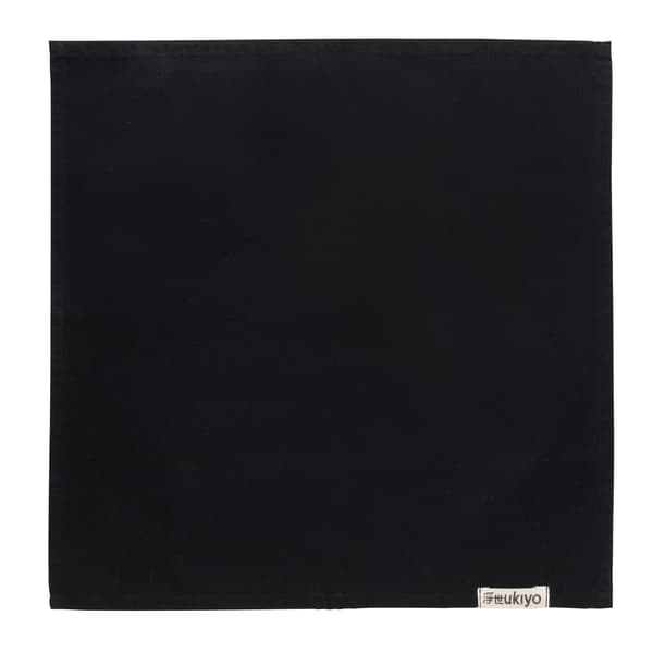 Ukiyo Återvunna Bomullsservetter Set (4-pack) One Size Svart Black One Size