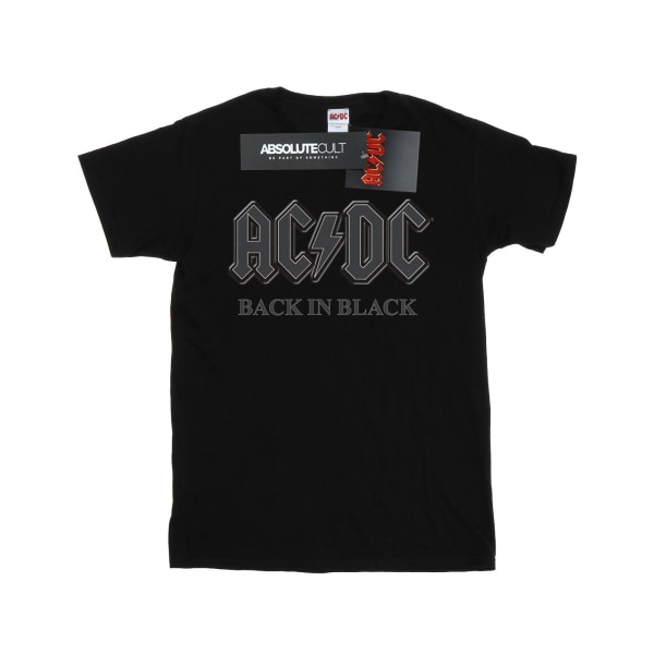 AC/DC Girls Back In Black Cotton T-Shirt 9-11 Years Black Black 9-11 Years