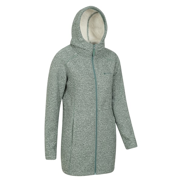 Mountain Warehouse Dam Fleecejacka för Kvinnor/Damer Mallaig Longline Light Khaki 10 UK