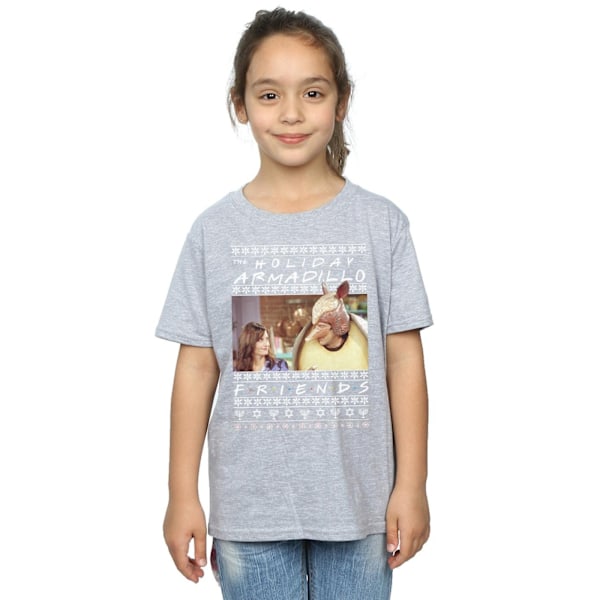 Friends Girls Fair Isle Holiday Armadillo Bomull T-shirt 12-13 Sports Grey 12-13 Years