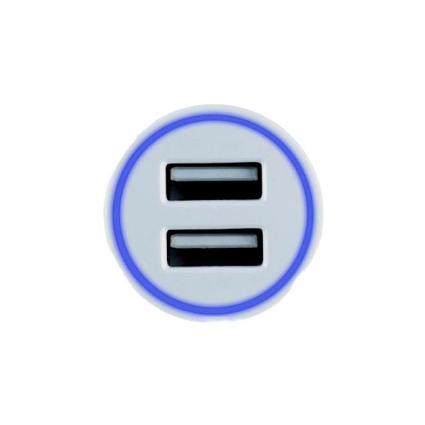 Daewoo Dubbel USB Billaddare En Storlek Vit White One Size