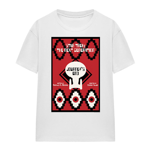 Star Trek Unisex Vuxen The Next Generation Säsong 7 Avsnitt 20 White S