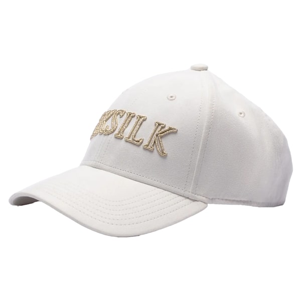 SikSilk Logo Baseballkeps i Faux Suede One Size Ecru Ecru One Size