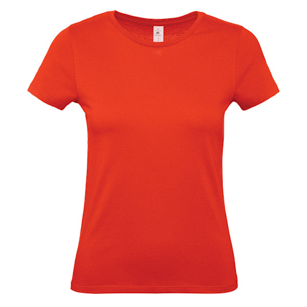 B&C Dam/Kvinna #E150 T-shirt M Eldröd Fire Red M