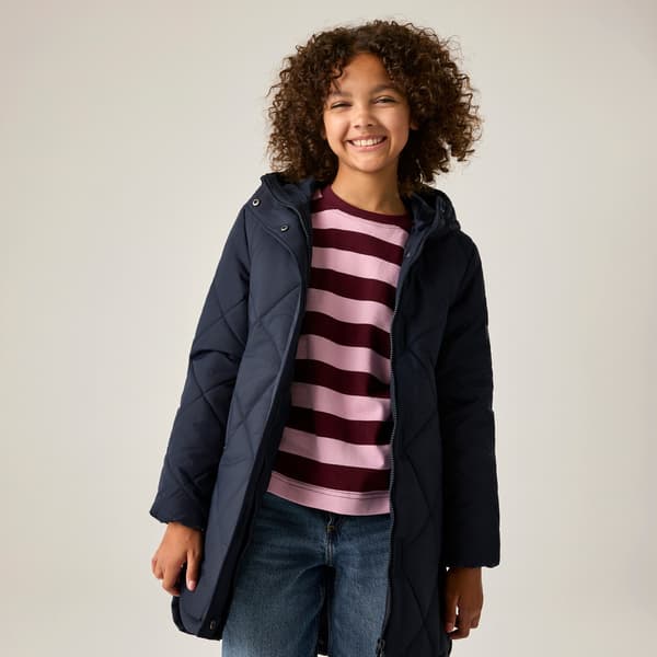 Regatta Barn/Kids Elryse Quilted Vadderad Jacka 3-4 År N Navy 3-4 Years