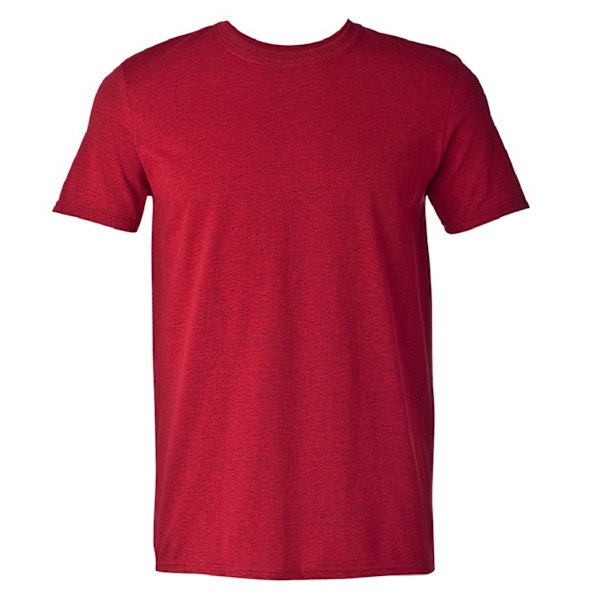 Gildan herr kortärmad mjuk t-shirt XXL antik körsbär Antique Cherry Red XXL