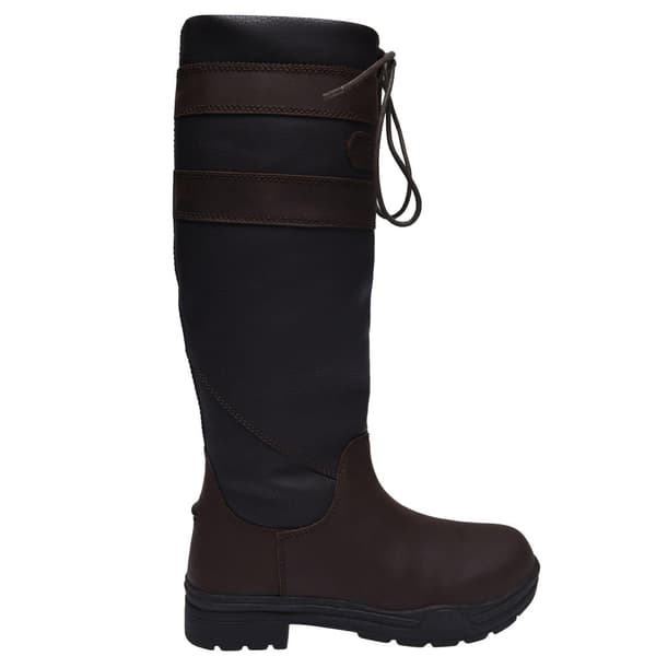 Brogini Dam/Dam Longridge Läder Ridstövlar Brown 5 UK