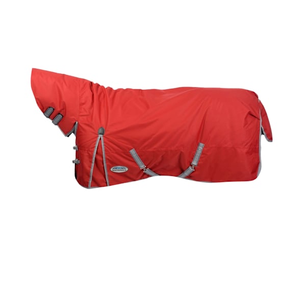 Weatherbeeta Comfitec Classic Combo Neck Medium Lättviktshästtäcke Red/Silver/Navy 4´ 3