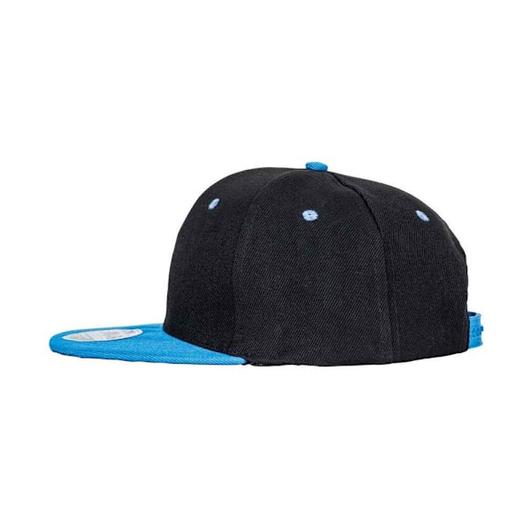 Result Headwear Unisex Vuxen Bronx Kontrast Snapback Cap One Si Black/Azure One Size
