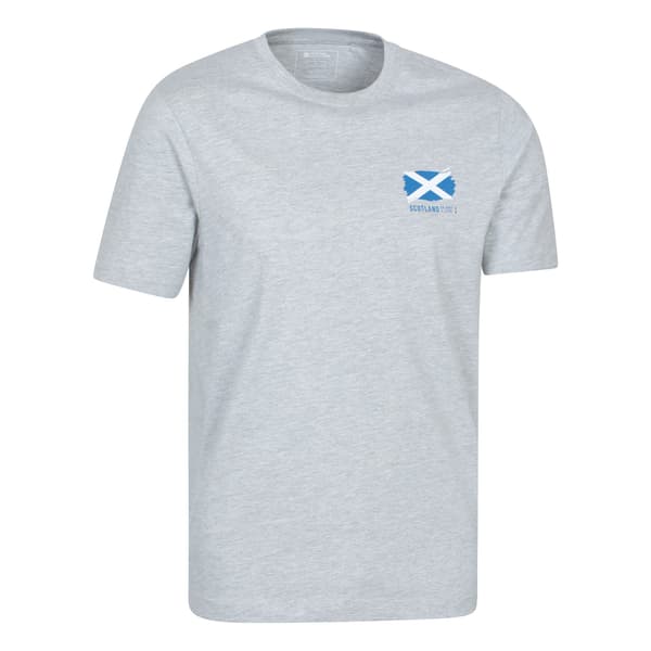 Mountain Warehouse Herr Skottland T-shirt S Grå Grey S
