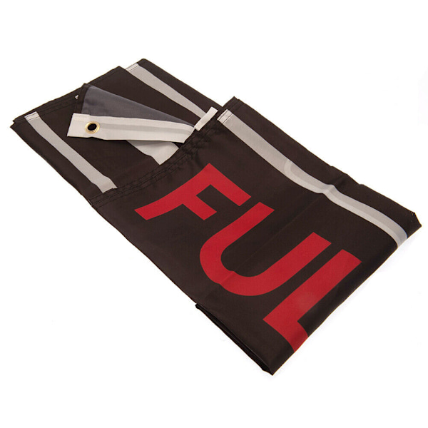 Fulham FC Wordmark Crest Flag One Size Svart/Vit/Röd Black/White/Red One Size