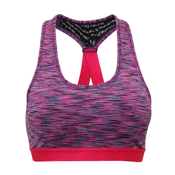 TriDri Sport-BH för kvinnor/damer (medium support) M S Space Pink M
