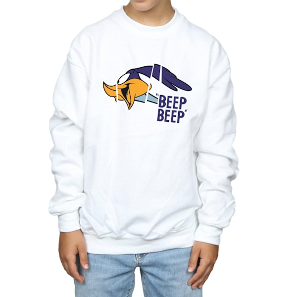 Looney Tunes Boys Beep Beep Road Runner Bomullströja 5-6 år White 5-6 Years