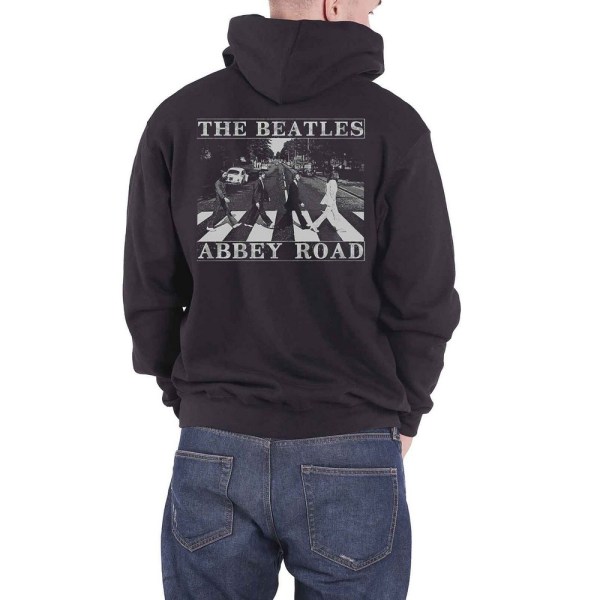 The Beatles Unisex Adult Abbey Road Full Zip Hoodie L Svart Black L