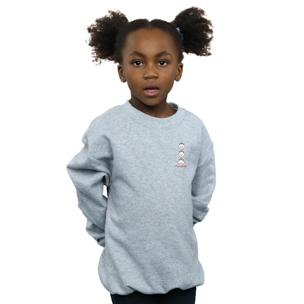 Disney Girls Aristocats Marie Brösttryck Sweatshirt 5-6 år Sports Grey 5-6 Years