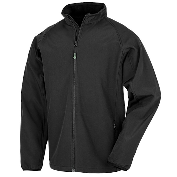 Result Äkta Återvunnen Herr Printable Soft Shell Jacka XL Svart Black XL