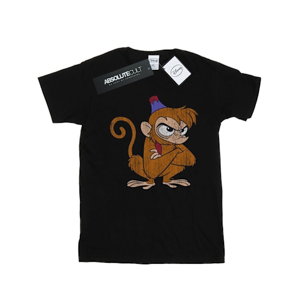 Disney Girls Aladdin Classic Angry Abu Bomull T-shirt 5-6 år Black 5-6 Years