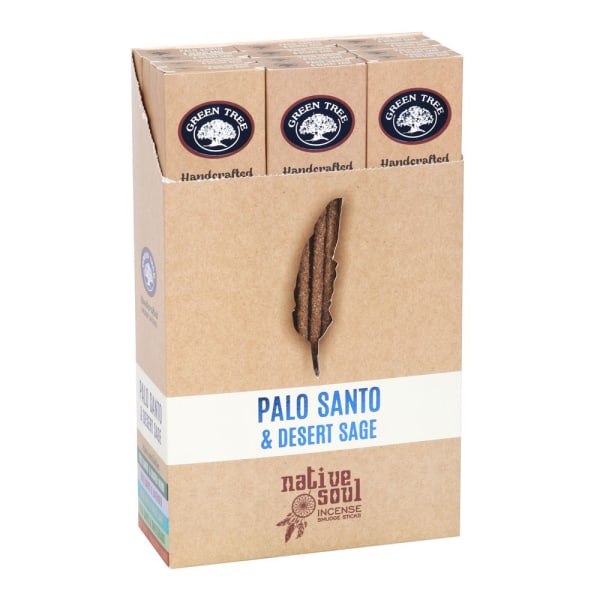 Native Soul Palo Santo & Desert Sage Smudge rökelsepinnar (Pac Dark Brown One Size