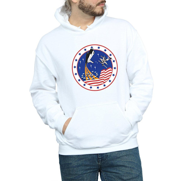 NASA Classic Rocket 76 Hoodie M Vit White M