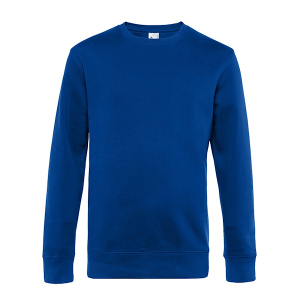 B&C Herr King Sweatshirt L Royal Blå Royal Blue L