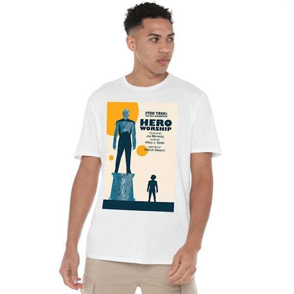 Star Trek Herr The Next Generation Säsong 5 Avsnitt 11 T-Shirt White XXL