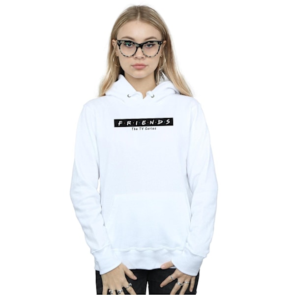 Friends Dam/Kvinnor Logo Block Hoodie S Vit White S