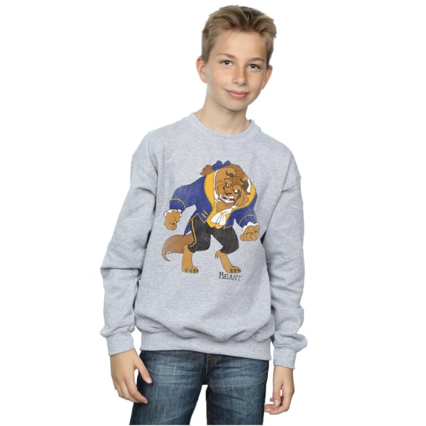 Disney Boys Beauty And The Beast Classic Beast Sweatshirt 12-13 Sports Grey 12-13 Years