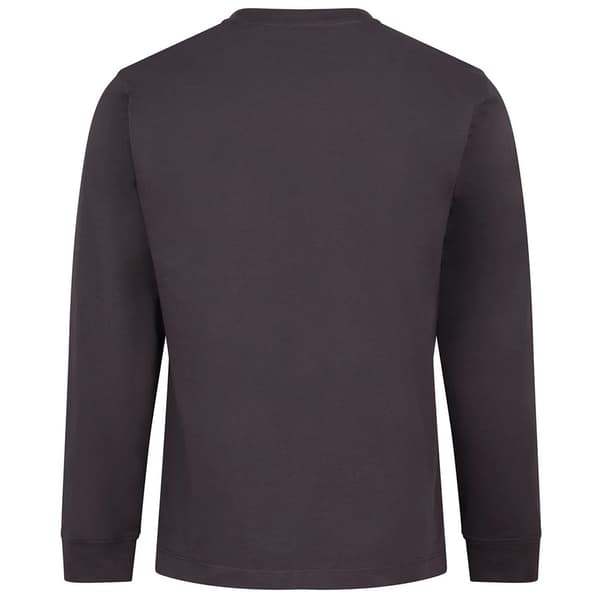 Awdis Unisex Långärmad T-shirt för vuxna M Solid Charcoal Solid Charcoal M