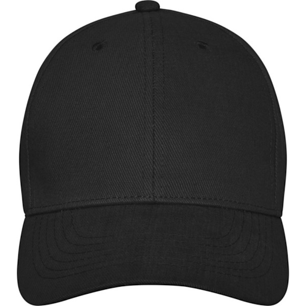 Elevate Unisex Vuxen Davis 6-Panel Keps En Storlek Solid Svart Solid Black One Size