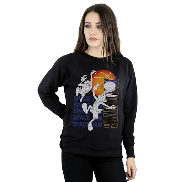 Space Jam: A New Legacy Dam/Kvinnor Slam Dunk Alt Sweatshirt Black S