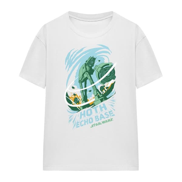Star Wars Dam/Dam Base Attack Echo T-Shirt L Vit White L
