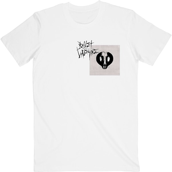 Bullet For My Valentine Unisex Vuxen Album Bomull Logotyp T-shirt White M