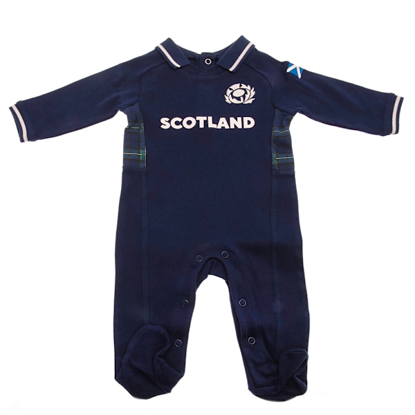 Skottland RU Baby 2023 Sleepsuit 6-9 månader Marinblå Navy Blue 6-9 Months