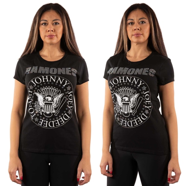 Ramones Dam/Dam Presidential Seal Pryddad T-shirt L B Black L