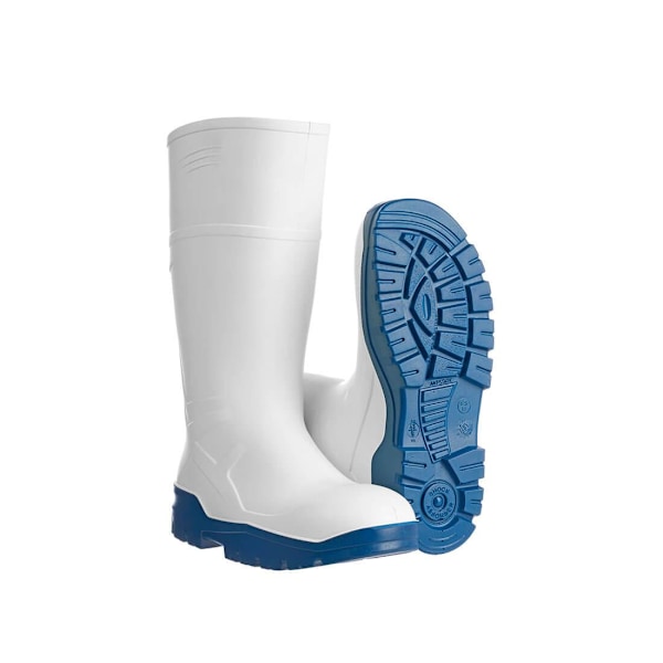 Portwest PU Säkerhetsstövlar Herr 10.5 UK Vit White 10.5 UK