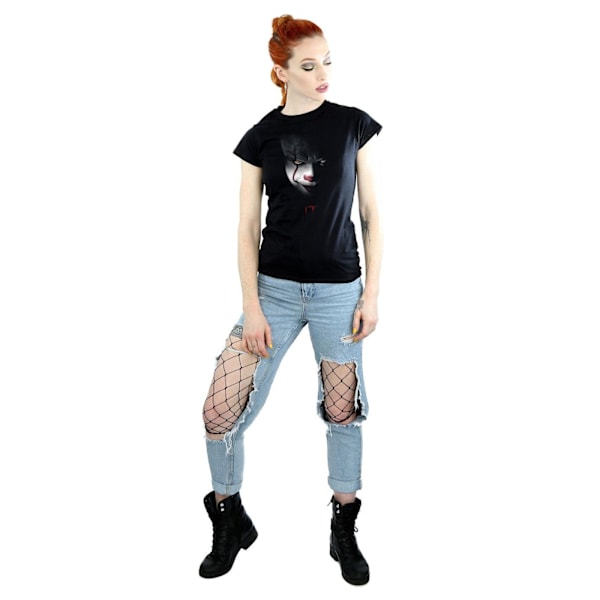 It Dam/Damer Pennywise Stare Bomull T-Shirt L Svart Black L