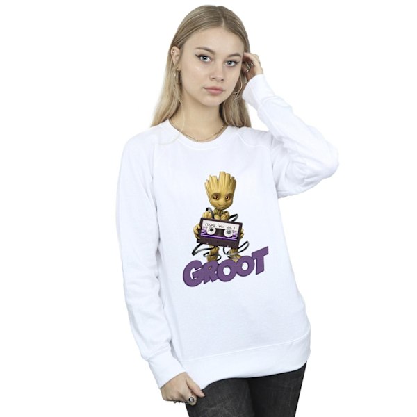 Guardians Of The Galaxy Dam/Damer Groot Kassett Sweatshirt White XXL