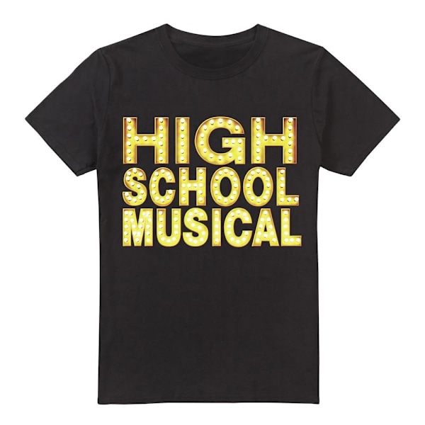 High School Musical Herr Logo T-Shirt XXL Svart Black XXL