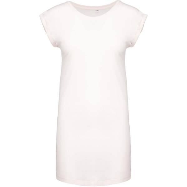 Kariban T-shirt klänning för dam/dam L/XL Benvit Off White L/XL
