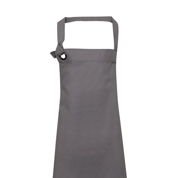 Premier Unisex Calibre Heavy Cotton Canvas Haklappsförkläde One Size D Dark Grey One Size