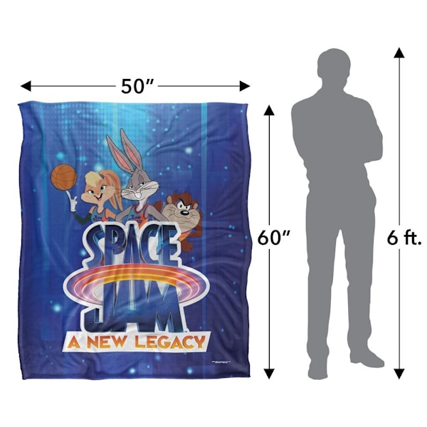 Space Jam: A New Legacy Logotyp & Karaktärer Filt One Size Mult Multicoloured One Size