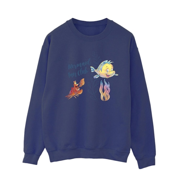 Disney Dam/Damer The Little Mermaid Club Sweatshirt M Marinblå Navy Blue M