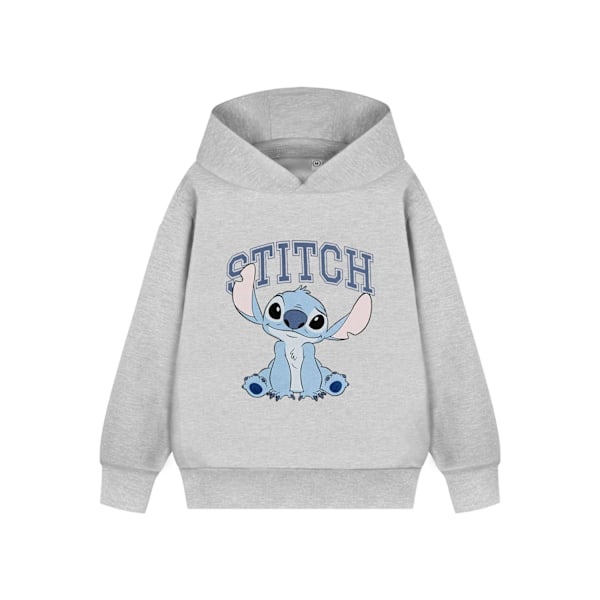 Lilo & Stitch Girls College Hoodie 11-12 år Gråmelerad Grey Marl 11-12 Years