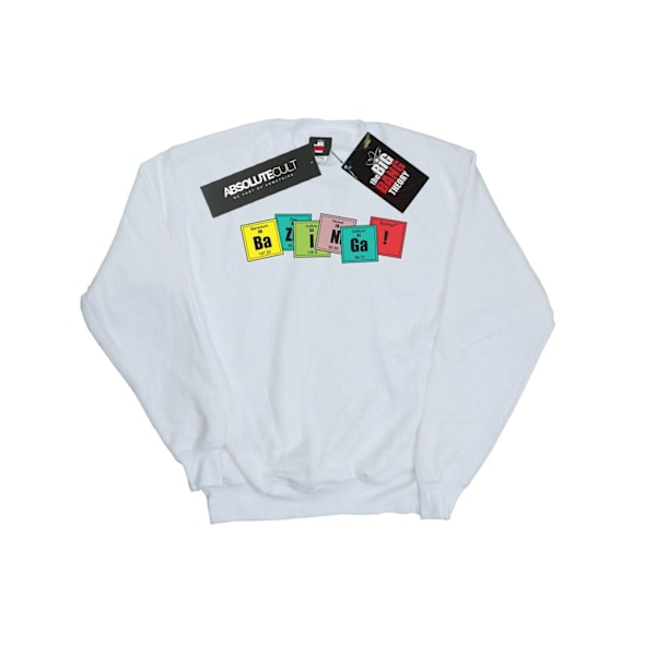 The Big Bang Theory Dam/Damer Bazinga Element Sweatshirt S White S