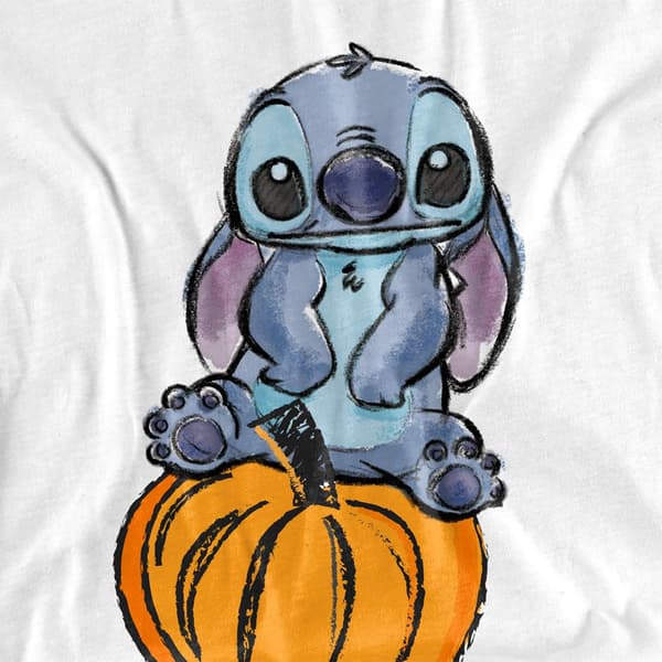 Lilo & Stitch Unisex Vuxen Pumpaskiss T-shirt M Vit White M