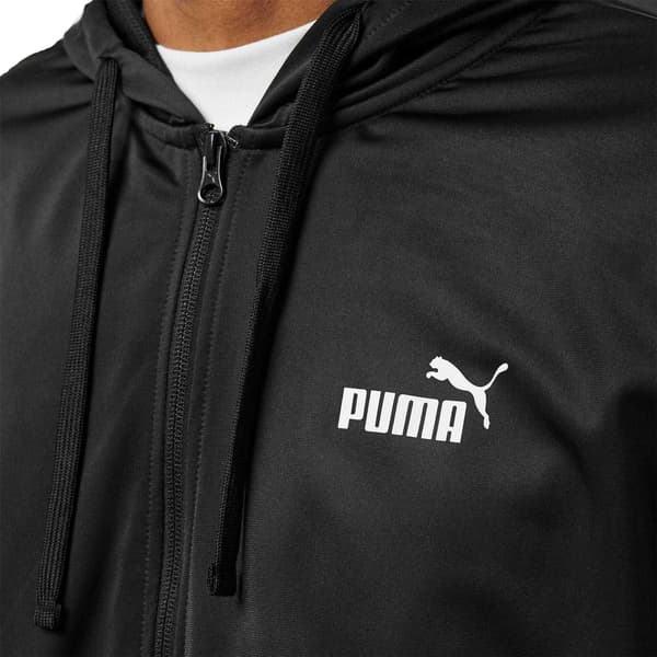 Puma Herr Hooded Långärmad Träningsoverall Set M Svart Black M
