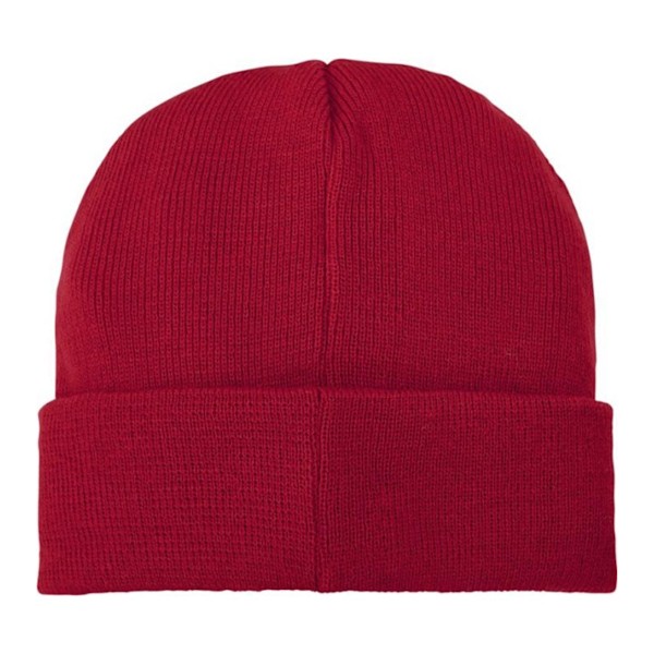 Bullet Boreas Beanie med Patch, Storlek One Size, Röd Red One Size